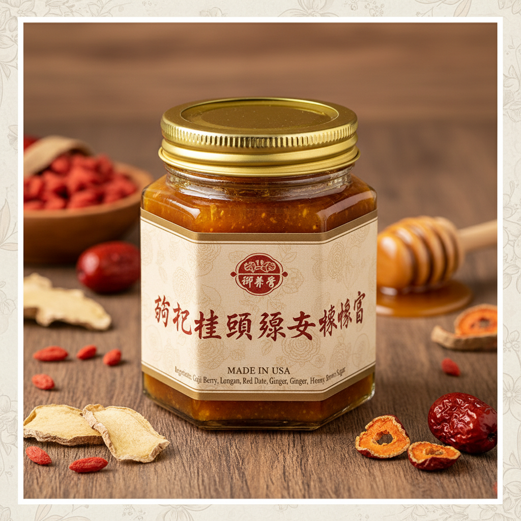 枸杞桂圆姜枣膏（中糖）